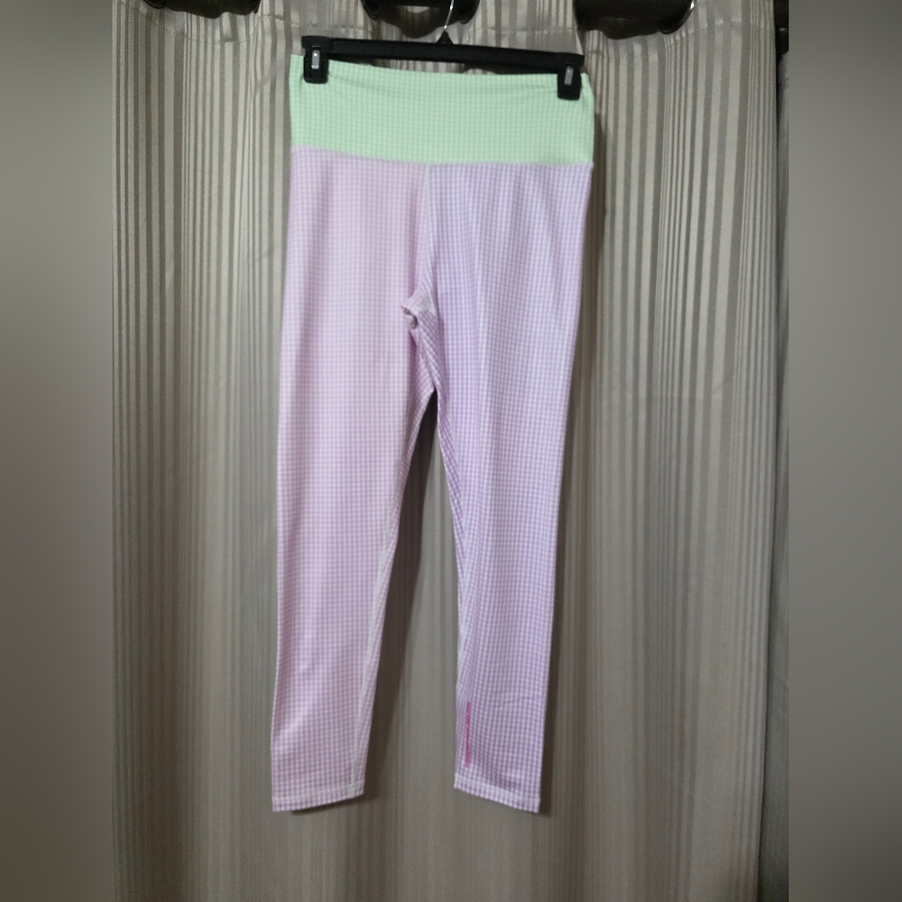 Terez Leggings - Light Pink and Mint